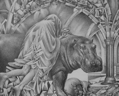 Offering at 1.618 - Richard Jacobi Drawings - The Mythologies